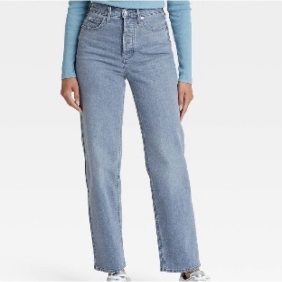 Universal Thread Denim - Universal Thread High Rise Straight Blue Jeans Size 14R, NWT